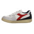 Фото #5 товара Diadora Mi Basket Low Ripstop Lace Up Mens Blue, Grey, White Sneakers Casual Sh