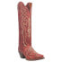 Фото #3 товара Dan Post Boots Silvie Leather Snip Toe Cowboy Womens Red Casual Boots DP4274