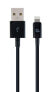 Gembird Cablexpert CC-USB2P-AMLM-2M - 2 m - Lightning - USB A - Male - Male - Black