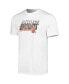ფოტო #2 პროდუქტის Men's Charcoal, White Cleveland Browns Downfield T-shirt and Shorts Sleep Set
