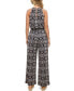 Фото #5 товара Women's Printed Matte Jersey Jumpsuit