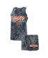 Women's Charcoal San Francisco Giants Billboard Racerback Tank Top and Shorts Set