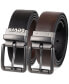 Фото #5 товара Men's Plaque Buckle Reversible Stretch Belt