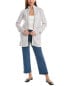 Фото #1 товара Forte Cashmere Doubleknit Zip Mock Wool & Cashmere-Blend Cardigan Women's