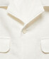 ფოტო #2 პროდუქტის Men's Bowling Collar Linen Shirt