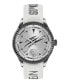 Фото #1 товара Men's Lineman Three Hand Quartz White Silicone 45MM