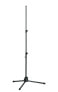 König & Meyer 199 - Straight microphone stand - Tripod base - Black - Steel - Plastic - 3/8"