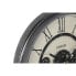 Настенное часы Home ESPRIT Белый Чёрный Темно-серый Железо Деревянный MDF 54 x 8 x 55 cm