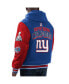 Фото #2 товара Men's Royal, Red New York Giants Player Option Full-Zip Hoodie Jacket