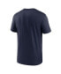 Фото #4 товара Men's Navy Dallas Cowboys Legend Wordmark Performance T-shirt