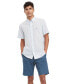 ფოტო #4 პროდუქტის Men's Textured Short Sleeve Button-Down Shirt