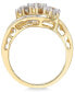 ფოტო #4 პროდუქტის Diamond Bypass Ring in 14k White, Yellow or Rose Gold (1-1/2 ct. t.w.)