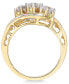 Diamond Bypass Ring in 14k White, Yellow or Rose Gold (1-1/2 ct. t.w.)