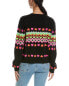 Brodie Cashmere Rainbow Fairisle Cashmere Sweater Women's XS - фото #2