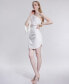 ფოტო #3 პროდუქტის Women's One-Shoulder Ruched Mini Dress