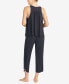 ფოტო #4 პროდუქტის Women's Sleeveless Modal Knit Capri Pajama Set