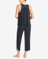 Women's Sleeveless Modal Knit Capri Pajama Set