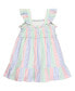 Фото #6 товара Little Girls Smocked Flutter Strap Dress