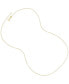 Фото #2 товара Delicate Box Chain 20" Strand Necklace (1/2mm) in 14k Gold