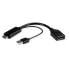 Фото #2 товара Адаптер DisplayPort HDMI ROTRONIC-SECOMP[1x разъем - 2x кабель - Цифровой/Дисплей/Видео]