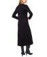 Фото #2 товара Women's Knit Midi Sweater Dress