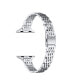 Rainey Skinny Stainless Steel Alloy Link Band for Apple Watch, 42mm-44mm