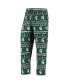 ფოტო #5 პროდუქტის Men's Green Michigan State Spartans Ugly Sweater Knit Long Sleeve Top and Pant Set