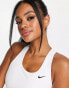 Фото #3 товара Nike Training swoosh medium support sports bra in white