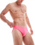 Фото #1 товара ASOS DESIGN swim briefs in pink