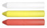 Topex Kreda techniczna olejowa biała, żółta i czerwona 13x85mm 3szt. - 14A968