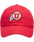 Фото #3 товара Men's Red Utah Utes Primary Logo Staple Adjustable Hat