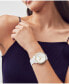 ფოტო #5 პროდუქტის Women's Bold Verso Swiss Quartz Chronograph White Ceramic Bracelet Watch 39mm