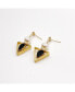 ფოტო #2 პროდუქტის Triangle & Pearls Earrings