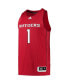 Фото #3 товара Men's 1 Scarlet Rutgers Scarlet Knights Team Swingman Basketball Jersey