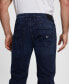 ფოტო #5 პროდუქტის Men's Dark Wash Regular Straight Jeans