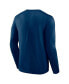 Фото #3 товара Men's Deep Sea Blue Seattle Kraken Skate Or Die Long Sleeve T-shirt