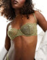 Фото #2 товара Calvin Klein unlined lace bra in khaki