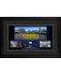 Фото #1 товара Detroit Tigers Framed 10" x 18" Stadium Panoramic Collage with a Piece of Game-Used Baseball - Limited Edition of 500