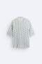 Фото #8 товара Рубашка из кружева кроше с узором «ромбы» ZARA