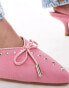 RAID Mimi kitten heel mules in pink