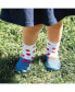 Фото #3 товара Toddler First Walk Sock Shoes Lace trim - Snow White