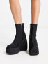 Фото #1 товара Shellys London Roxanne wedge boots in black