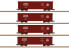 Фото #1 товара Märklin Union Pacific Boxcar Set - Z (1:220) - 15 yr(s) - 4 pc(s)