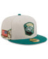 Фото #1 товара Men's Stone, Green New York Jets 2023 Salute To Service 59FIFTY Fitted Hat