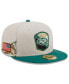 ფოტო #1 პროდუქტის Men's Stone, Green New York Jets 2023 Salute To Service 59FIFTY Fitted Hat