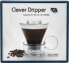 Clever Clever Dripper - Zaparzacz do kawy szklany 500ml przezroczysty szary