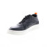 Фото #4 товара French Connection Zeke FC7220L Mens Black Leather Lifestyle Sneakers Shoes