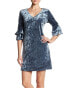 Фото #1 товара Vanity Room V-Neck Ruffle Sleeve Dress Sz. XL (Gunmetal) 151128