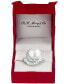ფოტო #6 პროდუქტის EFFY® Cultured Freshwater Pearl (12-1/2mm) & Diamond (3/4 ct. t.w.) Ring in 14k White Gold (Also Available in 14k Yellow Gold & Rose Gold)
