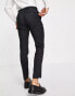 Jack & Jones Premium super slim fit stretch wool mix suit trousers in black